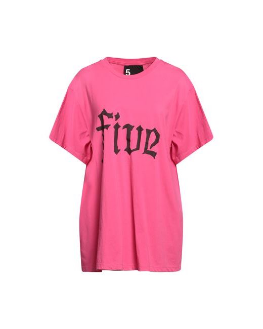 5 Preview T-shirt Fuchsia Cotton