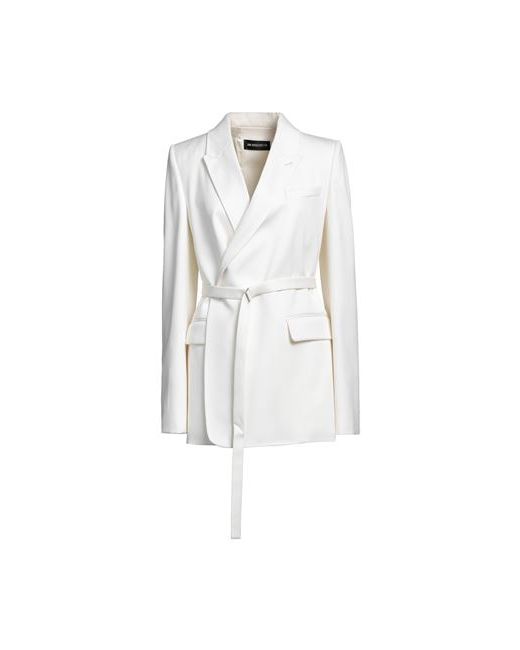 Ann Demeulemeester Suit jacket Cream Virgin Wool Polyamide