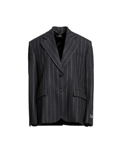Versace Suit jacket Steel Virgin Wool Cotton