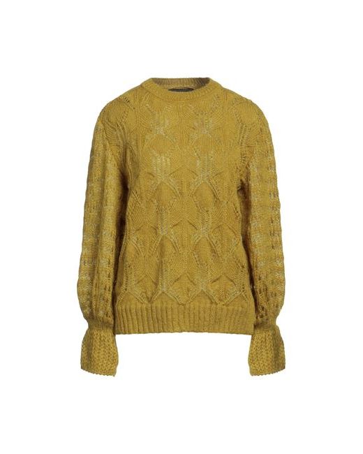 Alberta Ferretti Sweater Mustard Mohair wool Polyamide Virgin Wool Elastane