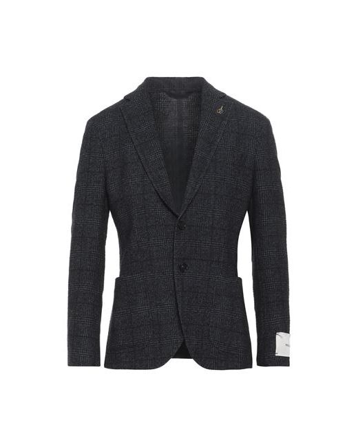 Paoloni Man Suit jacket Midnight 40 Virgin Wool Polyamide Elastane