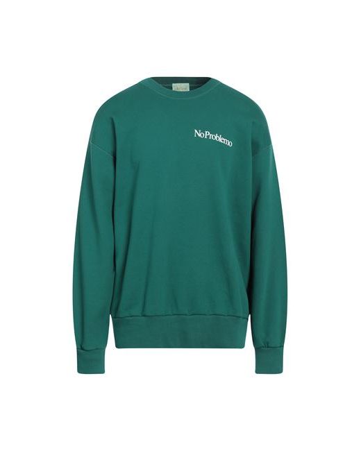 Aries Man Sweatshirt Emerald XL Cotton