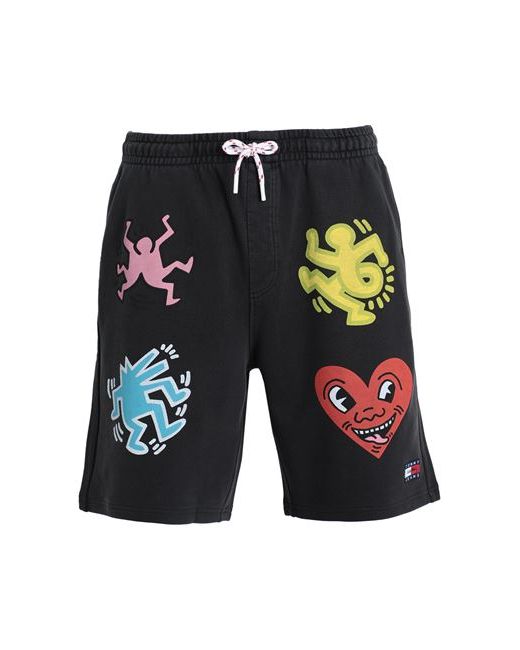 TOMMY JEANS x KEITH HARING Man Shorts Bermuda Steel S Cotton