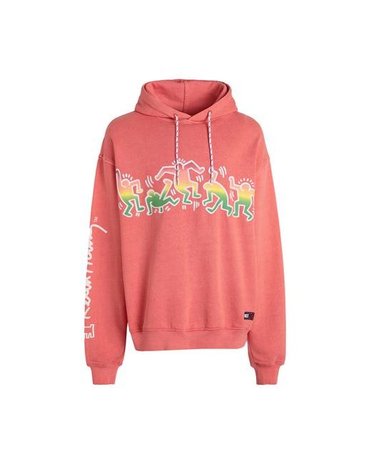 TOMMY JEANS x KEITH HARING Man Sweatshirt Salmon S Cotton