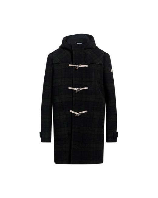 Manuel Ritz Man Coat Dark 40 Polyester Acrylic Virgin Wool Elastane