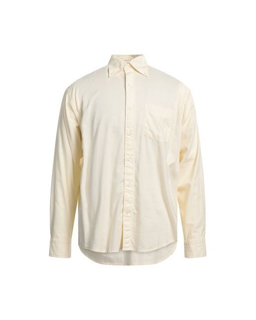 Wrangler Man Shirt Cream S Cotton