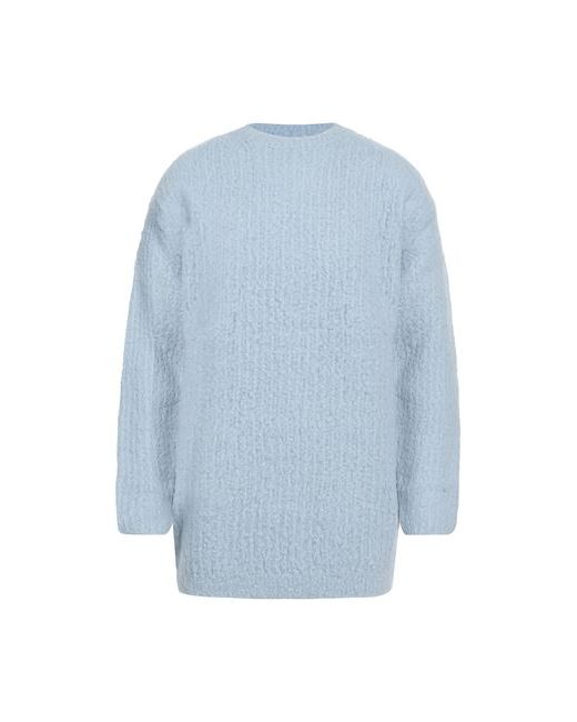 Auralee Man Sweater Sky 0 Wool Nylon
