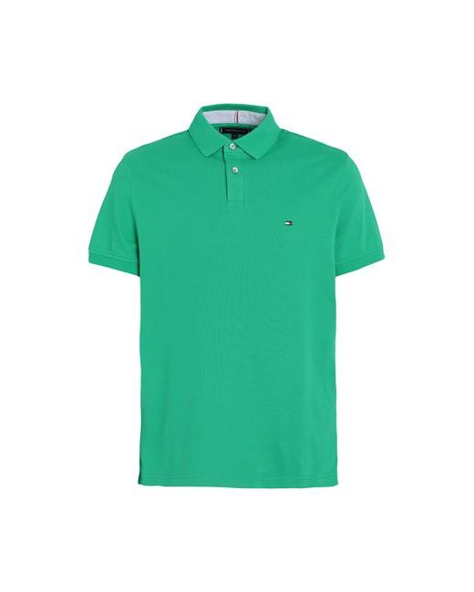 Tommy Hilfiger 1985 Regular Polo Man shirt Emerald S Cotton Elastane