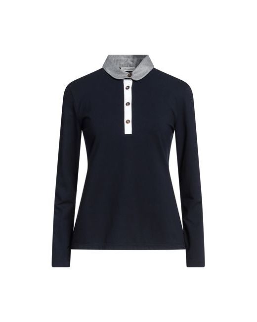 Cappellini By Peserico Polo shirt Midnight Cotton Elastane