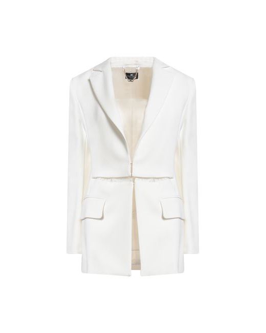 Elisabetta Franchi Suit jacket Ivory 4 Viscose Elastane Polyamide