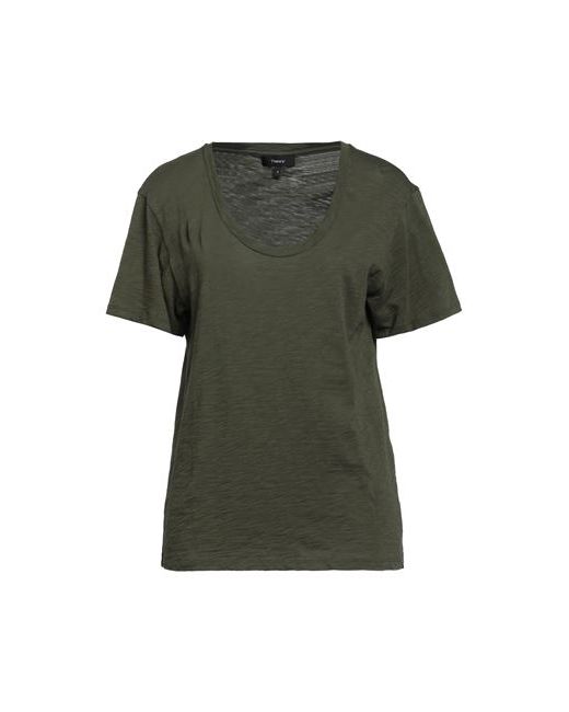 Theory T-shirt Military XS Cotton