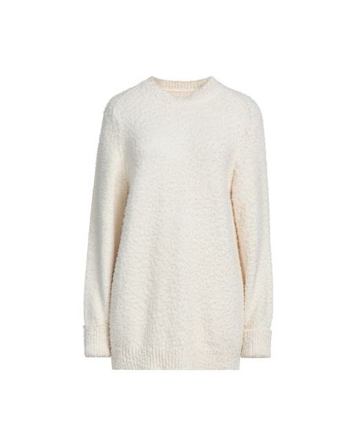 Maison Margiela Sweater Ivory Cotton Polyamide