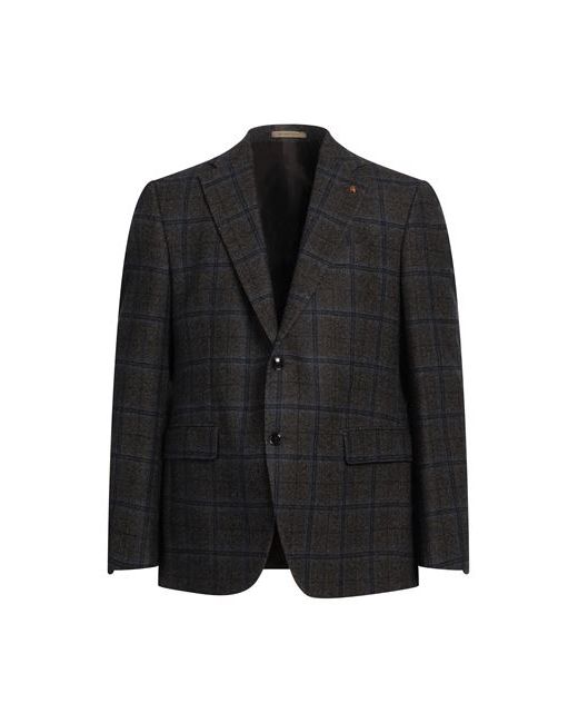 Sartoria Latorre Man Suit jacket Steel 42 Wool Cotton Polyamide Polyester