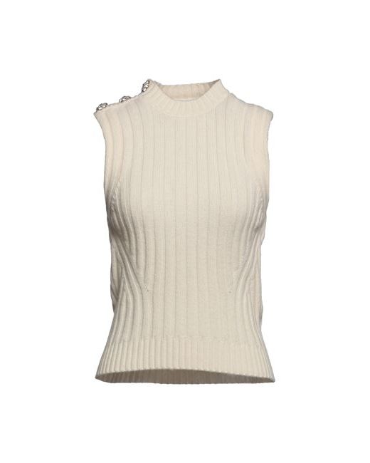 Ganni Sweater Ivory XS Wool Polyamide