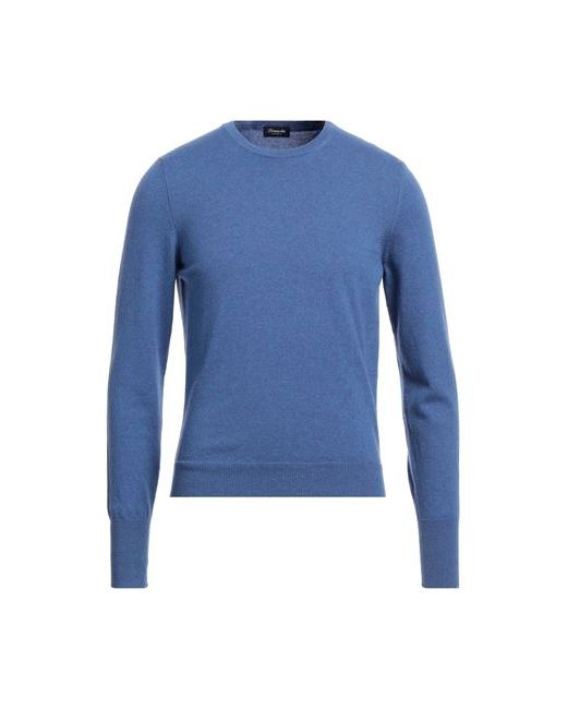 Drumohr Man Sweater Azure 38 Cashmere