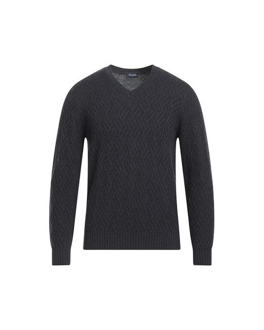 Drumohr Man Sweater Steel 38 Merino Wool