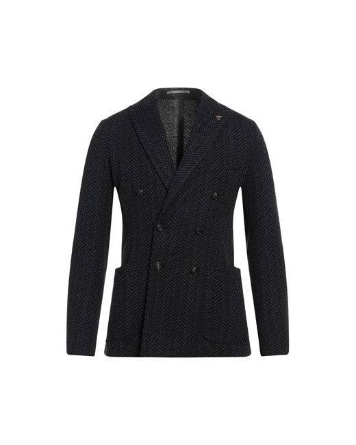 Havana & Co. Havana Co. Man Suit jacket Midnight 38 Polyester Cotton Viscose