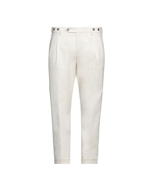 Berwick Man Pants Ivory 28 Cotton Elastane