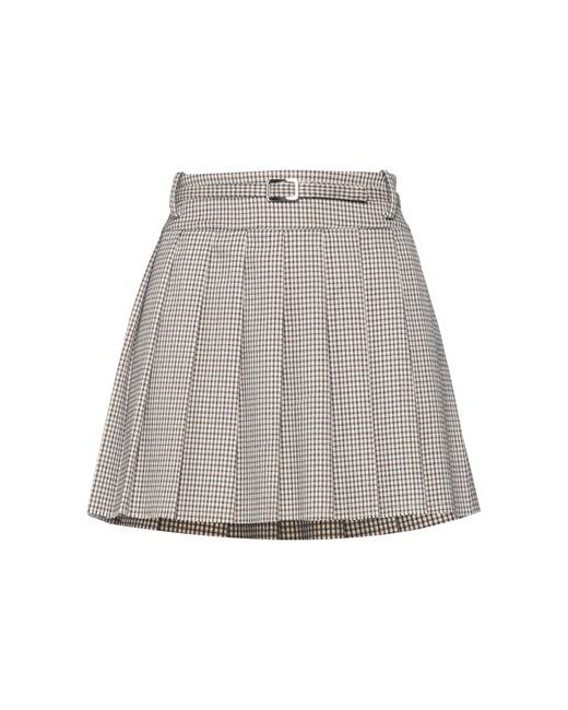 Haveone Mini skirt Ivory XS Polyester Viscose Elastane