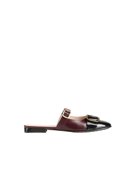 Tod's Mules Clogs Burgundy 5