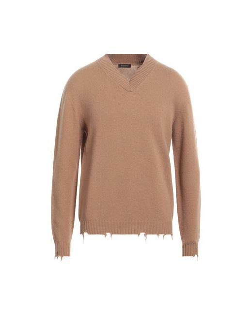 Arovescio Man Sweater Camel Wool Cashmere