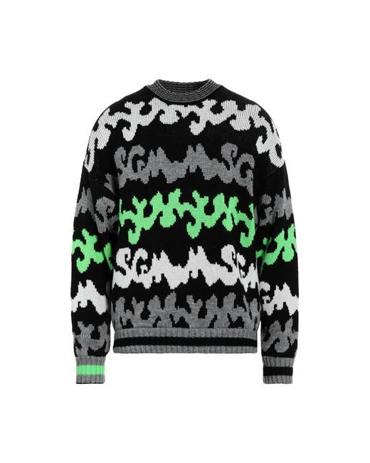 Msgm Man Sweater XS Acrylic Wool Alpaca wool