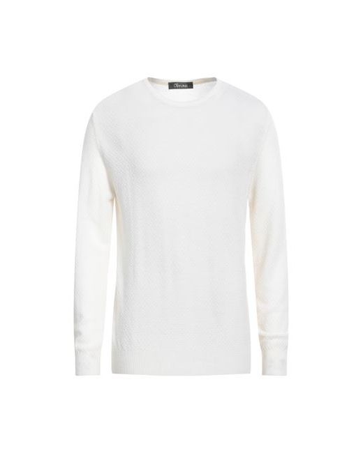 Obvious Basic Man Sweater Ivory XL Virgin Wool