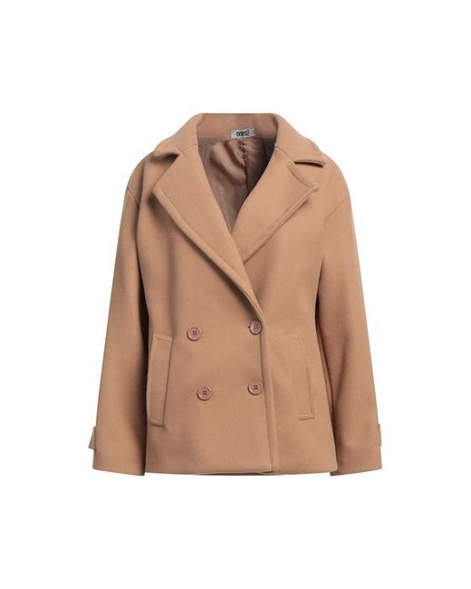 Oops Coat Camel Polyester