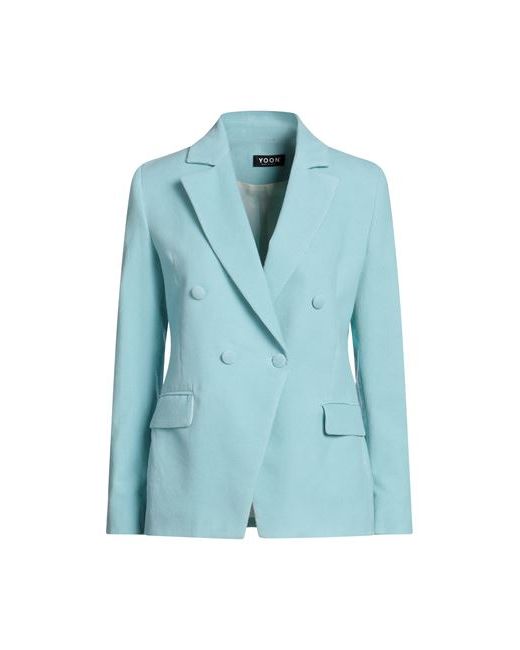 Yoon Suit jacket Sky 4 Cotton Elastane