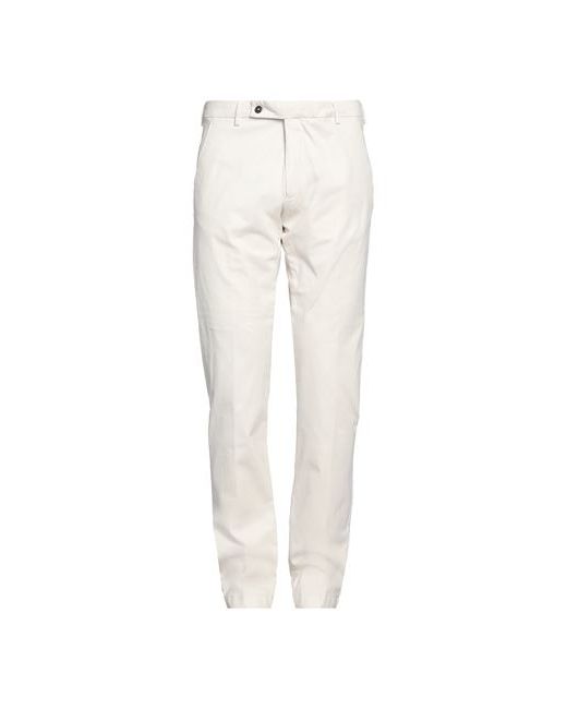 Berwick Man Pants Ivory 34 Cotton Elastane