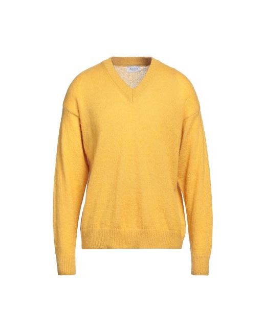 Amish Man Sweater Ocher XS Acrylic Mohair wool Polyamide