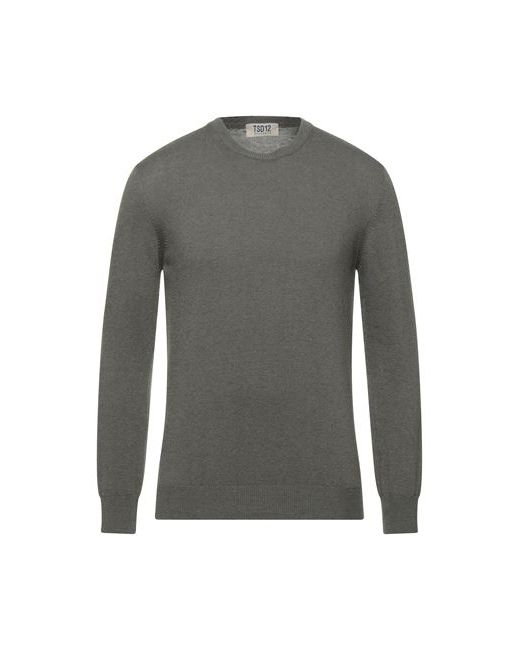 Tsd12 Man Sweater Dark L Merino Wool Viscose Polyamide Cashmere