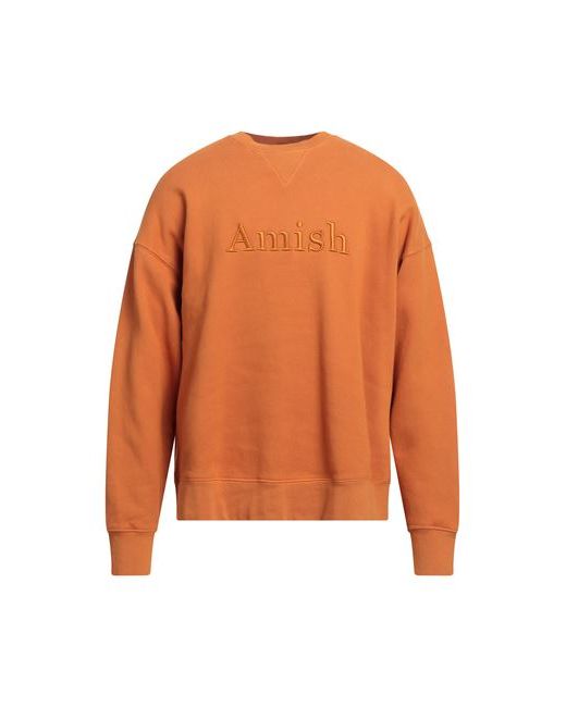 Amish Man Sweatshirt Rust XS Cotton
