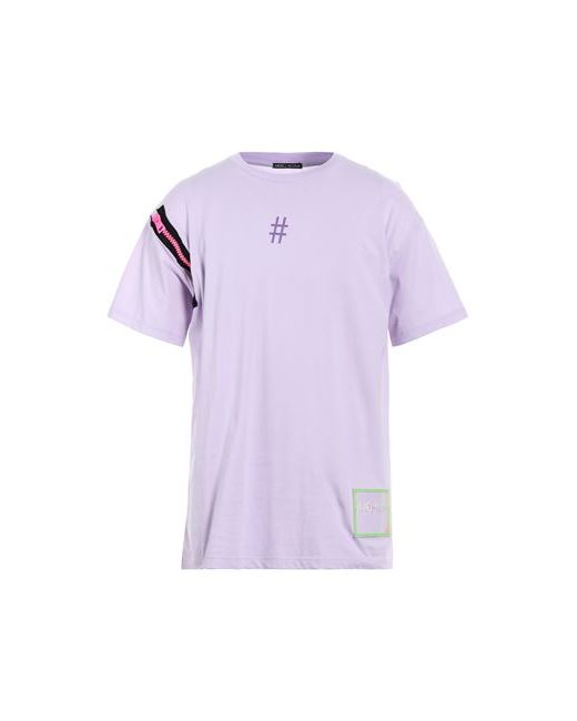 Alessandro Dell'Acqua Man T-shirt Lilac XS Cotton