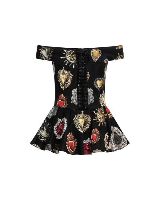 Dolce & Gabbana Top 0 Cotton Silk Elastane