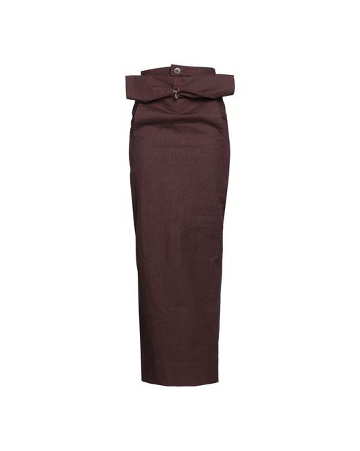 Jacquemus Long skirt Cocoa Linen