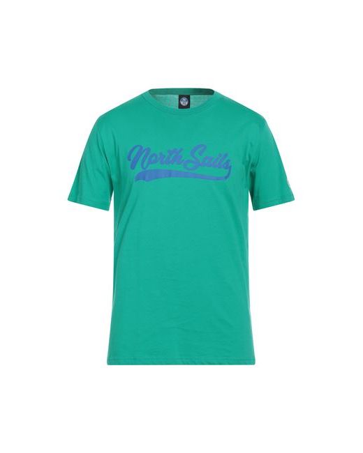 North Sails Man T-shirt Emerald XS Cotton