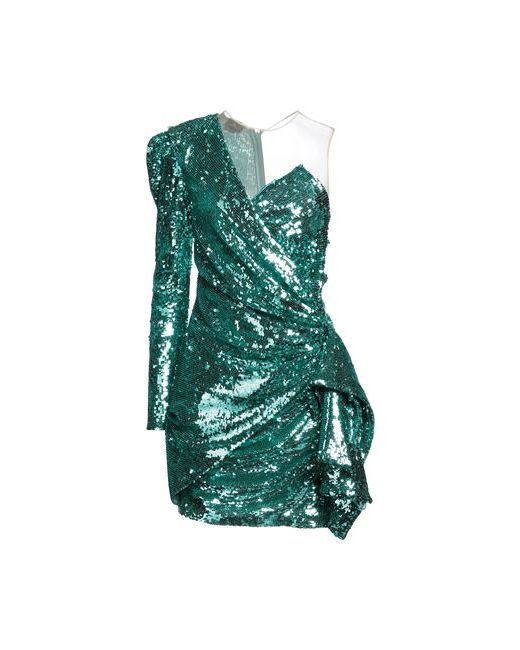 Elisabetta Franchi Short dress Emerald 4 Polyamide