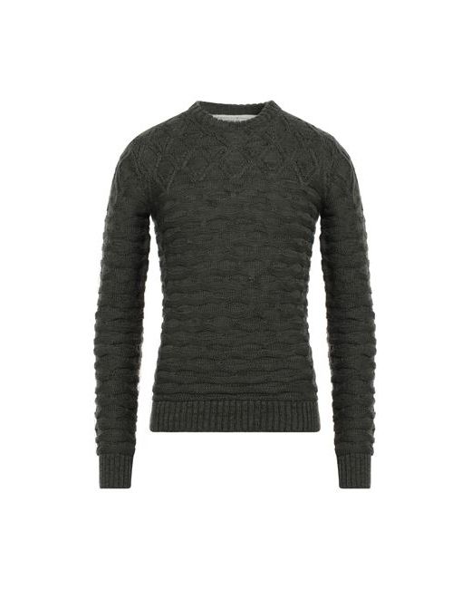 Hamaki-Ho Man Sweater Military S Acrylic Cotton Wool