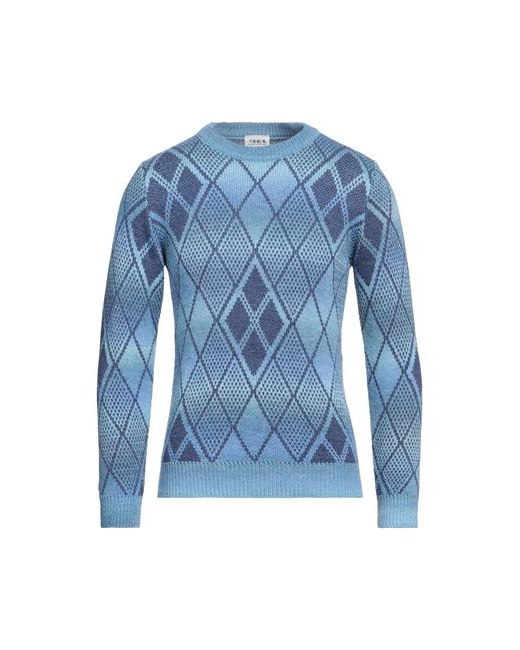 Berna Man Sweater Slate S Wool Acrylic Viscose Alpaca wool