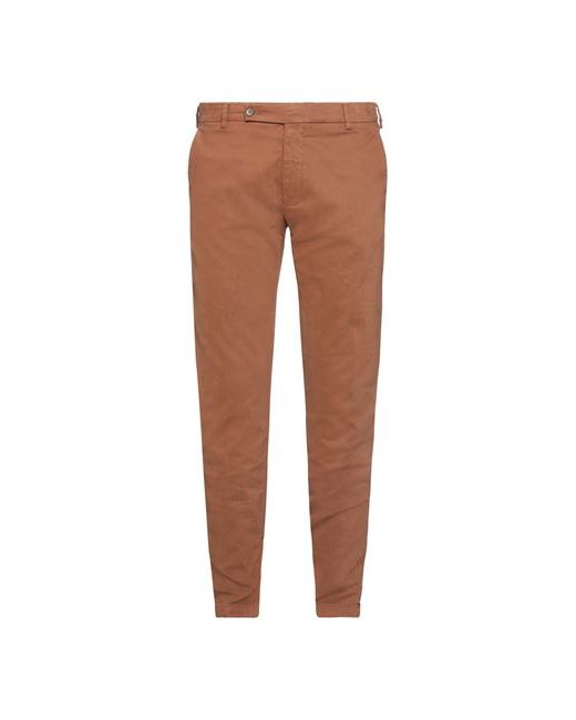 Berwick Man Pants Rust Cotton Elastane