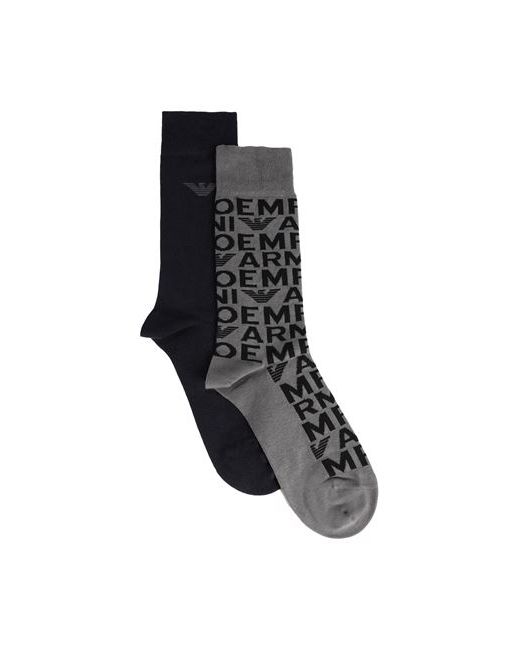 Emporio Armani Man Socks Hosiery Steel Cotton Polyamide Elastane