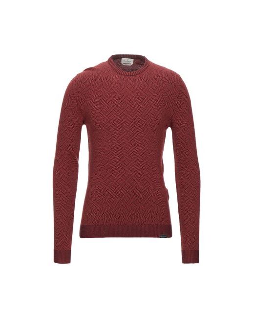 Brooksfield Man Sweater Burgundy 42 Wool Acrylic Viscose Polyamide Cashmere
