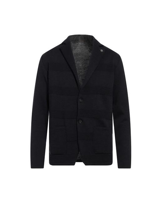 Officina 36 Man Suit jacket Midnight Acrylic Wool