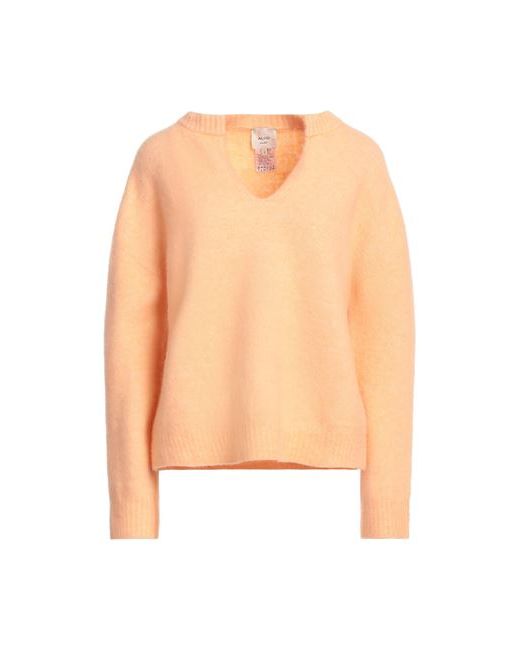 Alysi Sweater Apricot XS Alpaca wool Polyamide Merino Wool Elastane