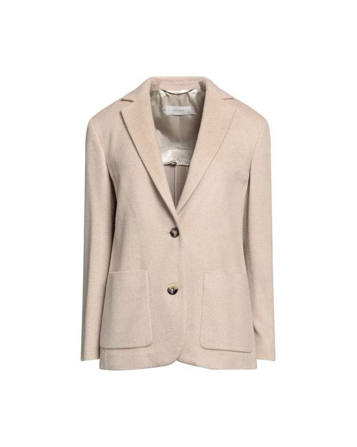 Agnona Suit jacket Sand Wool Cashmere Silk Metal