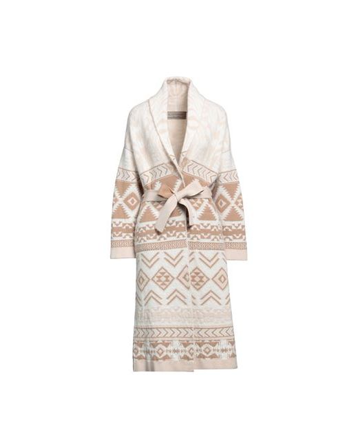D.Exterior Cardigan Ivory S Wool Silk Mohair wool Cashmere Polyamide