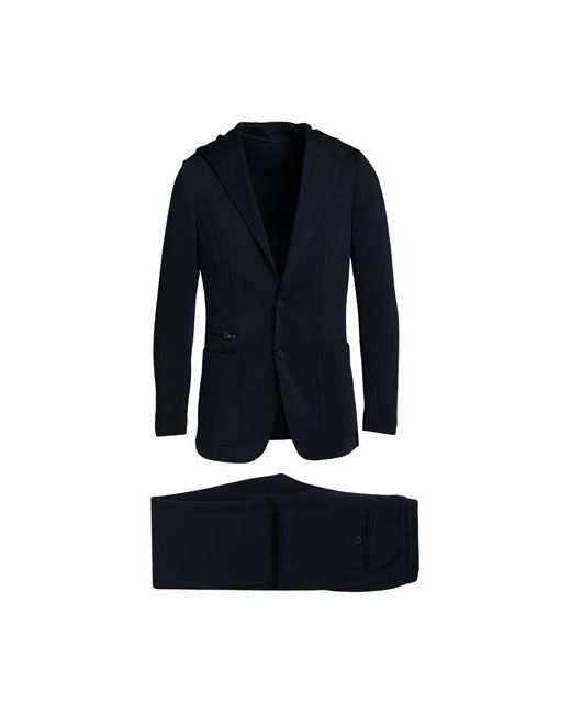 Canali Man Suit Midnight 38 Wool Polyamide