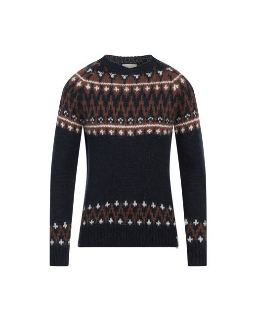 Brooksfield Man Sweater Midnight 36 Acrylic Alpaca wool Wool Polyamide