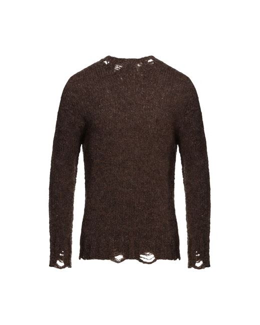 Alpha Studio Man Sweater Dark Alpaca wool Wool Polyamide